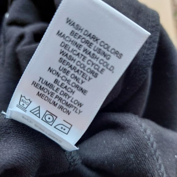 Woman Within Black Elastic Waist Pocket Sweat Pants 18/20 NWOT - Picture 4 of 6